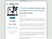 Tablet Screenshot of pcproblemseast.com